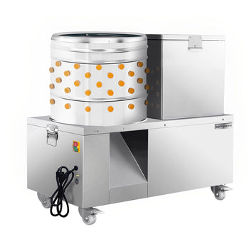 Skubarka 2 w 1 i garnek do oparzania drobiu - bęben Ø 50 cm - Prime Gastro