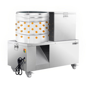 Skubarka 2 w 1 i garnek do oparzania drobiu - bęben Ø 50 cm - Prime Gastro