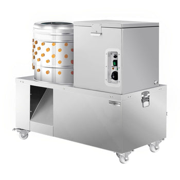 Skubarka 2 w 1 i garnek do oparzania drobiu - bęben Ø 50 cm - Prime Gastro