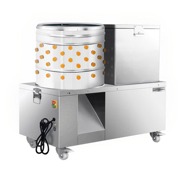 Skubarka 2 w 1 i garnek do oparzania drobiu - bęben Ø 55 cm - Prime Gastro