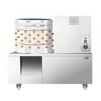 Skubarka 2 w 1 i garnek do oparzania drobiu - bęben Ø 60 cm - Prime Gastro