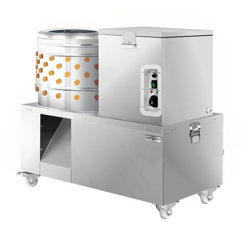 Skubarka 2 w 1 i garnek do oparzania drobiu - bęben Ø 60 cm - Prime Gastro