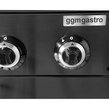 Stacja grillowa - profesjonalna kuchnia do grillowania - czarna - Prime Gastro