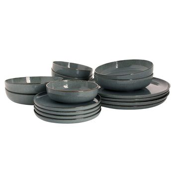 (16-częściowy) ANTIGO - Zestaw zastawy stołowej - Niebieski - Prime Gastro