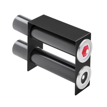 Ramka do dozownika kubków i pokrywek - czarna - włącznie z zestawem silikonowych pierścieni - Prime Gastro