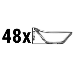 (48 szt.) GASTROBOUTIQUE - Szklana miska - 84 cc
