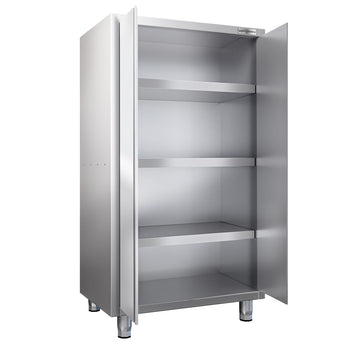 Szafka na przybory kuchenne - 1000x600mm - 2 drzwi na zawiasach - Wysokość: 1800mm - Prime Gastro