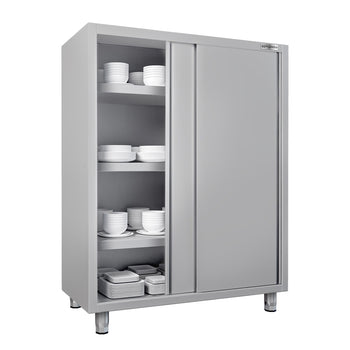 Szafka na przybory kuchenne ECO - 1600x600mm - 2 drzwi przesuwne - Wysokość: 1800mm - Prime Gastro