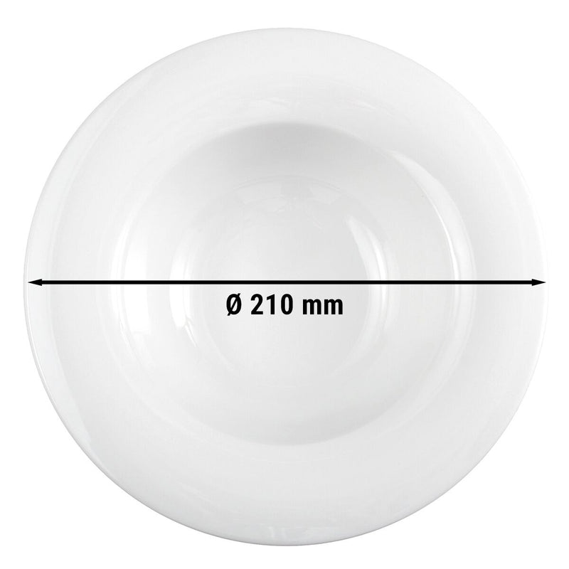 (6 sztuk) SELTMANN WEIDEN | Okrągły talerz dla smakoszy - Ø 210 mm