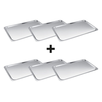 6x Taca GN 1/1 - 10 mm - Prime Gastro