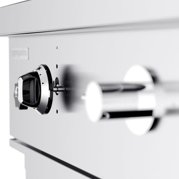 Kuchenka gazowa Wok- 45 kW - 3 płyty grzewcze - 2 mini kolumny wodne - Prime Gastro