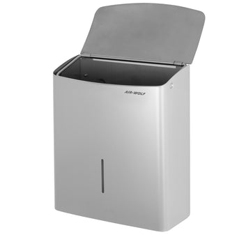 AIR-WOLF | Pojemnik na odpady higieniczne - 10L - Stal nierdzewna - Prime Gastro