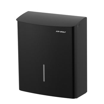 AIR-WOLF | Pojemnik na odpady higieniczne - 10L - stal nierdzewna matowa czarna - Prime Gastro