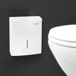 AIR - WOLF | Pojemnik na odpady higieniczne - 10L - stal nierdzewna biały