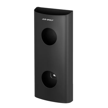 AIR-WOLF | Dozownik woreczków higienicznych na maksymalnie 25 woreczków sanitarnych - stal nierdzewna matowa czarna - Prime Gastro