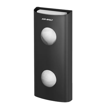 AIR-WOLF | Dozownik woreczków higienicznych na maksymalnie 25 woreczków sanitarnych - stal nierdzewna matowa czarna - Prime Gastro