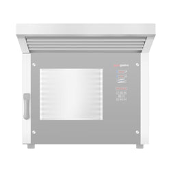 Okap do pieca konwekcyjno parowego - ze stali nierdzewnej - 850x965x200mm - 46kg - z silnikiem i kondensatorem - kompatybilny z BB446, BB646, BB1046, BB1646GW & KB2011GW