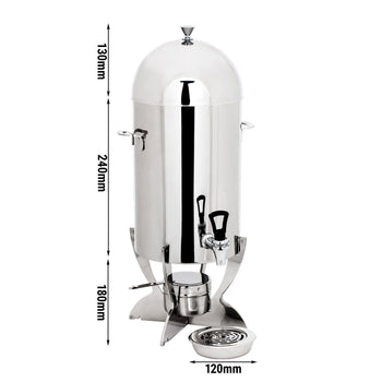 Dozownik gorących napojów - Chromowany - Prime Gastro