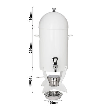 Dozownik gorących napojów - biały - Prime Gastro