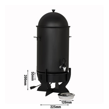 Dozownik gorących napojów - z indukcją - Czarny - Prime Gastro