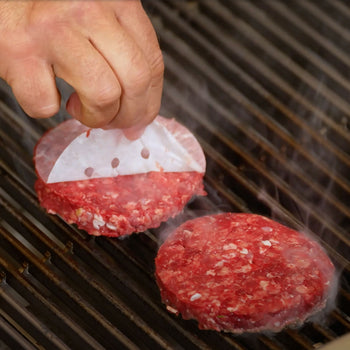 Manualna maszyna do hamburgerów - Ø 130 mm - srebrna - Prime Gastro