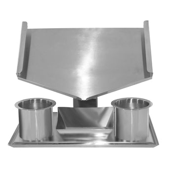 Dozownik miodu z uchwytem w kształcie plastra miodu - chromowany - Prime Gastro