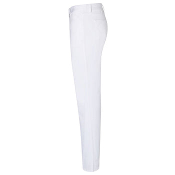 (6 sztuk) Karlowsky - męskie spodnie z 5 kieszeniami - białe - rozmiar: 44 - Prime Gastro