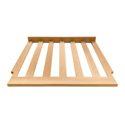 (5 sztuk) Ruszt ekspozycyjny - na butelki wina - wykonany z drewna - odpowiedni dla chłodziarek z serii GK374