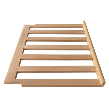 (5 sztuk) Ruszt ekspozycyjny - na butelki wina - wykonany z drewna - odpowiedni dla chłodziarek z serii GK374 - Prime Gastro