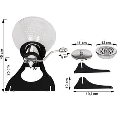 Dozownik miodu - czarny