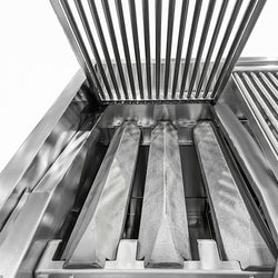 Wysokowydajny grill - 25 kW - styl amerykański - 3 ruszty grillowe