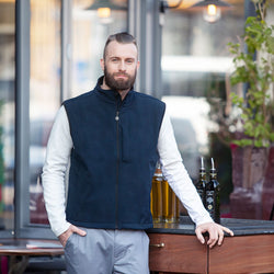 KARLOWSKY | Męska kamizelka softshell Classic - Granatowy - Rozmiar: XL