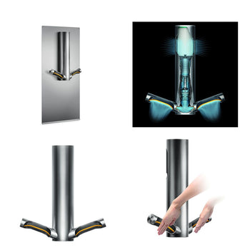 DYSON | AIRBLADE 9kJ - Suszarka do rąk z czujnikiem & filtrem HEPA - Szczotkowana stal nierdzewna - Prime Gastro