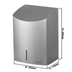 AIR - WOLF | Suszarka do rąk z czujnikiem podczerwieni - stal nierdzewna