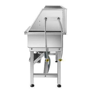 Wanna do pielęgnacji zwierząt - ze stopniami, kranem i matą antypoślizgową - Prime Gastro