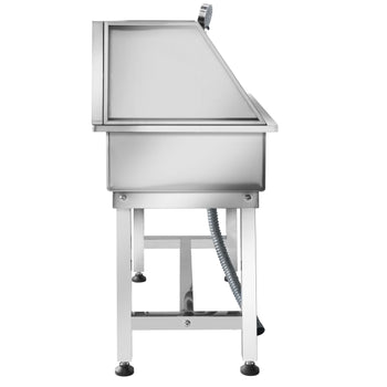 Wanienka do kąpieli zwierząt domowych – z armaturą i matą antypoślizgową - Prime Gastro