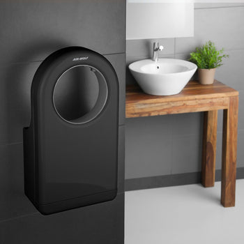 AIR-WOLF | Suszarka do rąk z czujnikiem podczerwieni - ABS czarna - Prime Gastro