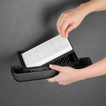 (2 szt.) AIR-WOLF | Suszarka do rąk z czujnikiem podczerwieni - ABS schwarz - Prime Gastro