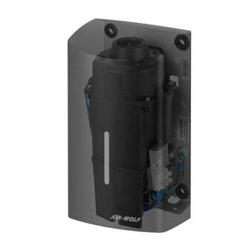 (2 szt.) AIR-WOLF | Suszarka do rąk z czujnikiem podczerwieni - Stal nierdzewna matowa czarna - Prime Gastro