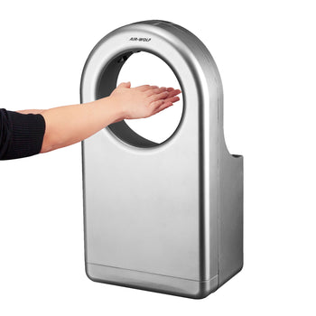 AIR-WOLF | Suszarka do rąk z czujnikiem podczerwieni - ABS srebrny - Prime Gastro