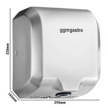 Suszarka do rąk z czujnikiem - matowa stal nierdzewna - Prime Gastro