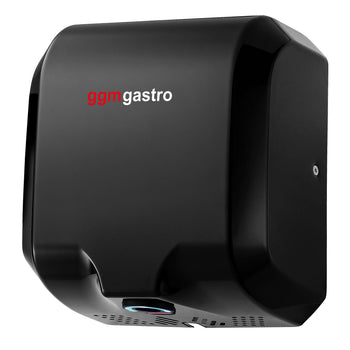 Suszarka do rąk z czujnikiem - stal nierdzewna matowa czarna - Prime Gastro