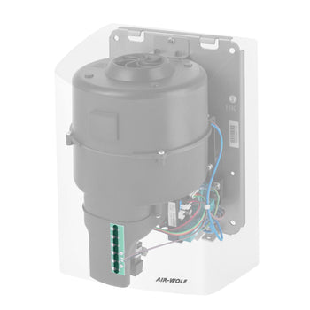 AIR-WOLF | Suszarka do rąk z czujnikiem podczerwieni - stal nierdzewna biała - Prime Gastro