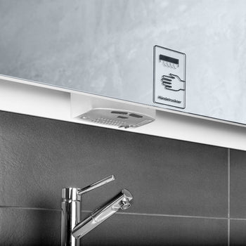 AIR-WOLF | Suszarka do rąk z czujnikiem podczerwieni - stal nierdzewna biała - Prime Gastro