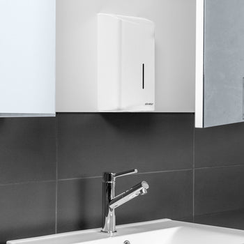 AIR-WOLF | Suszarka do rąk z czujnikiem podczerwieni - stal nierdzewna biała - Prime Gastro