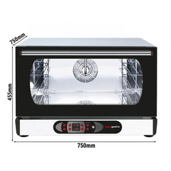 Piec konwekcyjno - parowy KOMPAKT z funkcją pary – cyfrowy – 3x GN 1/1 lub EN 600x400