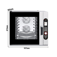 Convection-steam bakery oven - Touch - 6x EN 60x40 - including washing system