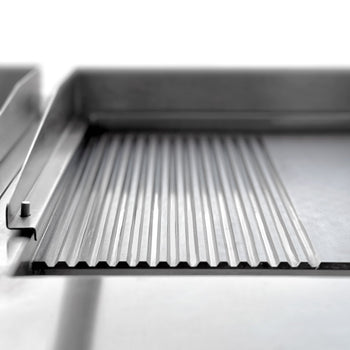 Indukcyjna płyta grillowa - 10 kW - Gładka i Ryflowana - Prime Gastro