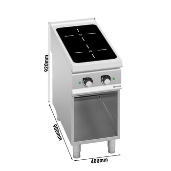 Kuchenka indukcyjna - 10 kW - 2 płyty grzewcze - Prime Gastro