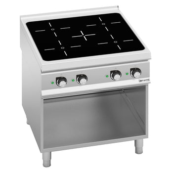 Kuchenka indukcyjna - 20 kW - 4 płyty grzewcze - Prime Gastro